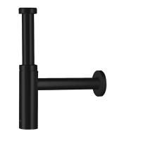 Сифон, Hansgrohe, Flowstar S, для раковины, тип-бутылочный, 1 1/4", цвет-черный матовый, дизайнерский, комплект поставки-погружная трубка,мм-140, горизонтальная трубка, розетка,мм-Ø 72, диапазон регулировки,мм-60–165, расстояние от стены,мм-330 Сифон, Hansgrohe, Flowstar S, для раковины, тип-бутылочный, 1 1/4", цвет-черный матовый, дизайнерский, комплект поставки-погружная трубка,мм-140, горизонтальная трубка, розетка,мм-Ø 72, диапазон регулировки,мм-60–165, расстояние от стены,мм-330
