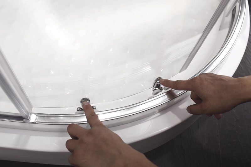 Душевой уголок Cezares ANIMA-W-AH-1-120/90-C-Cr профиль Хром стекло прозрачное