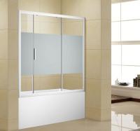 Шторка на ванну Aquanet Practic AE10-B-165H150U-CP 165, прозрачное стекло/шелкография Шторка на ванну Aquanet Practic AE10-B-165H150U-CP 165, прозрачное стекло/шелкография