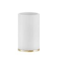 GESSI INCISO Стакан настольный, цвет: белый/золото GESSI INCISO Стакан настольный, цвет: белый/золото
