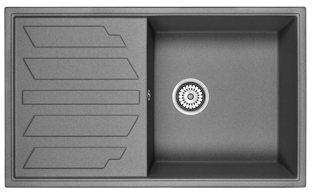 Кухонная мойка Granula 8601, ГРАФИТ, артикул 8601, ГРАФИТ