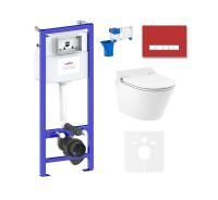 Комплект для подвесного унитаза 7 в 1 Lavinia Boho Relfix Smart V-Clean 87561188