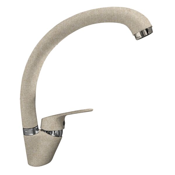 Смеситель для кухни GranFest Z-3323, песочный