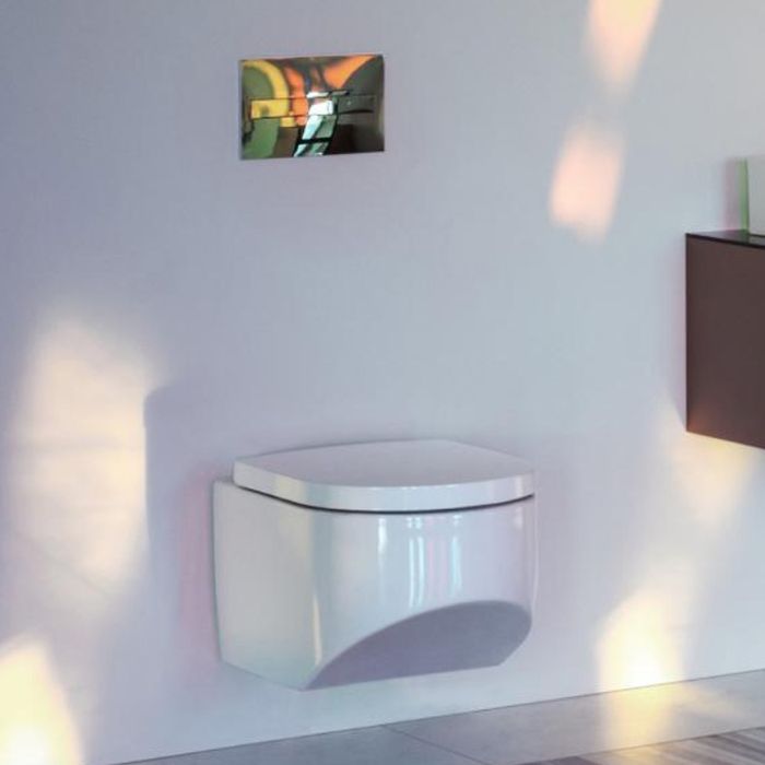 Унитаз, Laufen, Sonar, безободковый, Rimless, тип установки-подвесной, ширина, мм-370, глубина, мм-540, высота, мм-340, сиденье-необходимо заказать, цвет-белый матовый