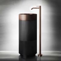 GESSI 316 Раковина Ø400 мм., для установки на столешницу, без перелива, нержавеющая сталь, цвет Copper brushed pvd GESSI 316 Раковина Ø400 мм., для установки на столешницу, без перелива, нержавеющая сталь, цвет Copper brushed pvd