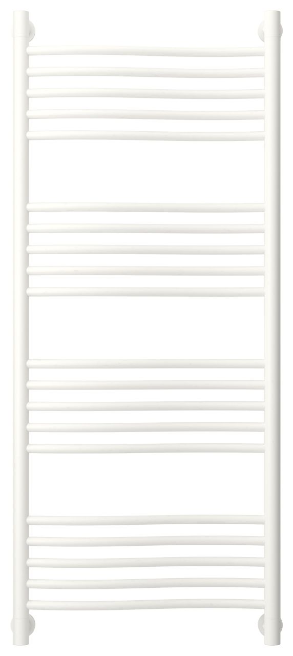Полотенцесушитель водяной "ФЛЮИД+" 1200х500 (Матовый Белый)