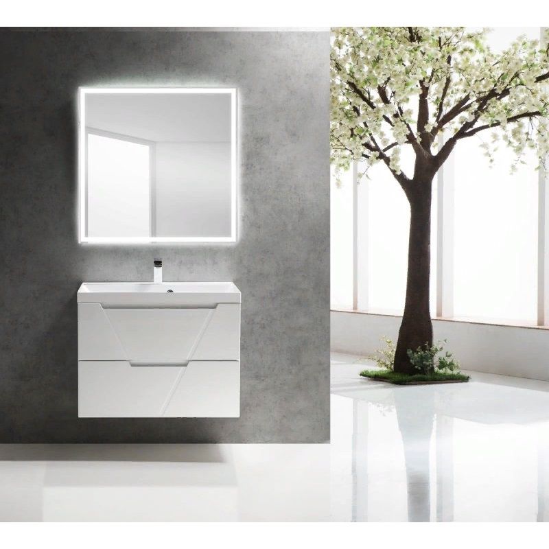 Зеркало BelBagno SPC-GRT 80 с кнопочным выключателем с подсветкой Зеркало BelBagno SPC-GRT 80 с кнопочным выключателем с подсветкой