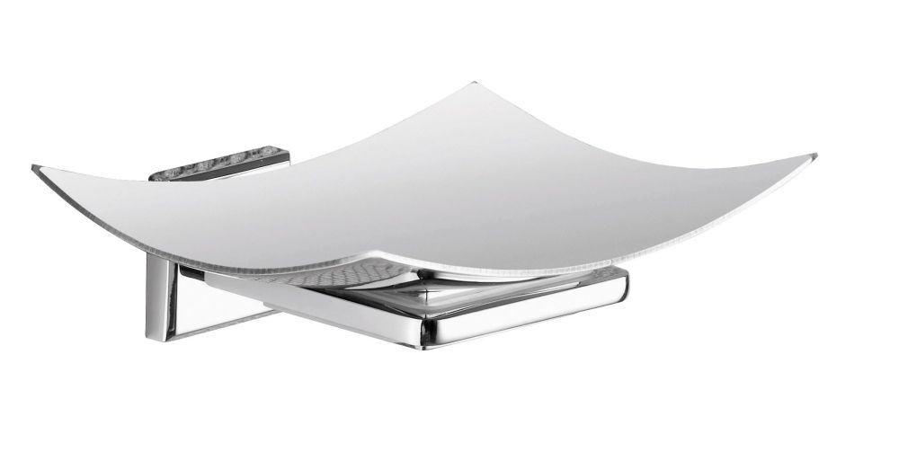 Gedy Colorado, настольная/настенная металлическая мыльница, цвет хром