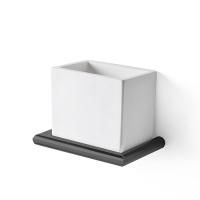 3SC Guy Стакан подвесной, композит Solid Surface, цвет: белый матовый/черный матовый 3SC Guy Стакан подвесной, композит Solid Surface, цвет: белый матовый/черный матовый