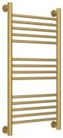 Полотенцесушитель водяной "Богема+" прямая 800х400 (Матовое ЗОЛОТО)