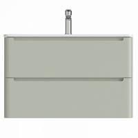 Тумба с раковиной Iddis Edifice 80 подвесная Фисташково-серая