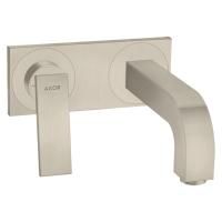 AX Citterio Смеситель для раковины,наст.,пан., цвет шлифованный никель