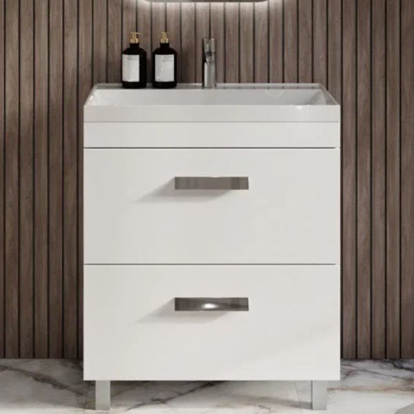 Тумба под раковину напольная Velvex Orlando tn.ORL.CLA.70.2Y белый матовый, 70 см