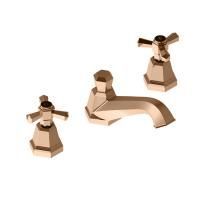 Stella Eccelsa Смеситель для раковины на 3 отверстия 3224P, с донным клапаном, цвет: розовое золото