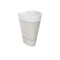 AZZURRA FORMA Раковина 500х500х160 мм., с 1 отверстием для смесителя, с переливом, цвет Белый глянцевый