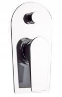 Daniel Diva, однорычажный встраиваемый смеситель для душа с дивертером на 2 выхода, цвет хром