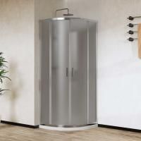 Душевые уголки Vincea Душевой уголок City VSQ-5CT800MT, 800*800, хром, стекло текстурное,