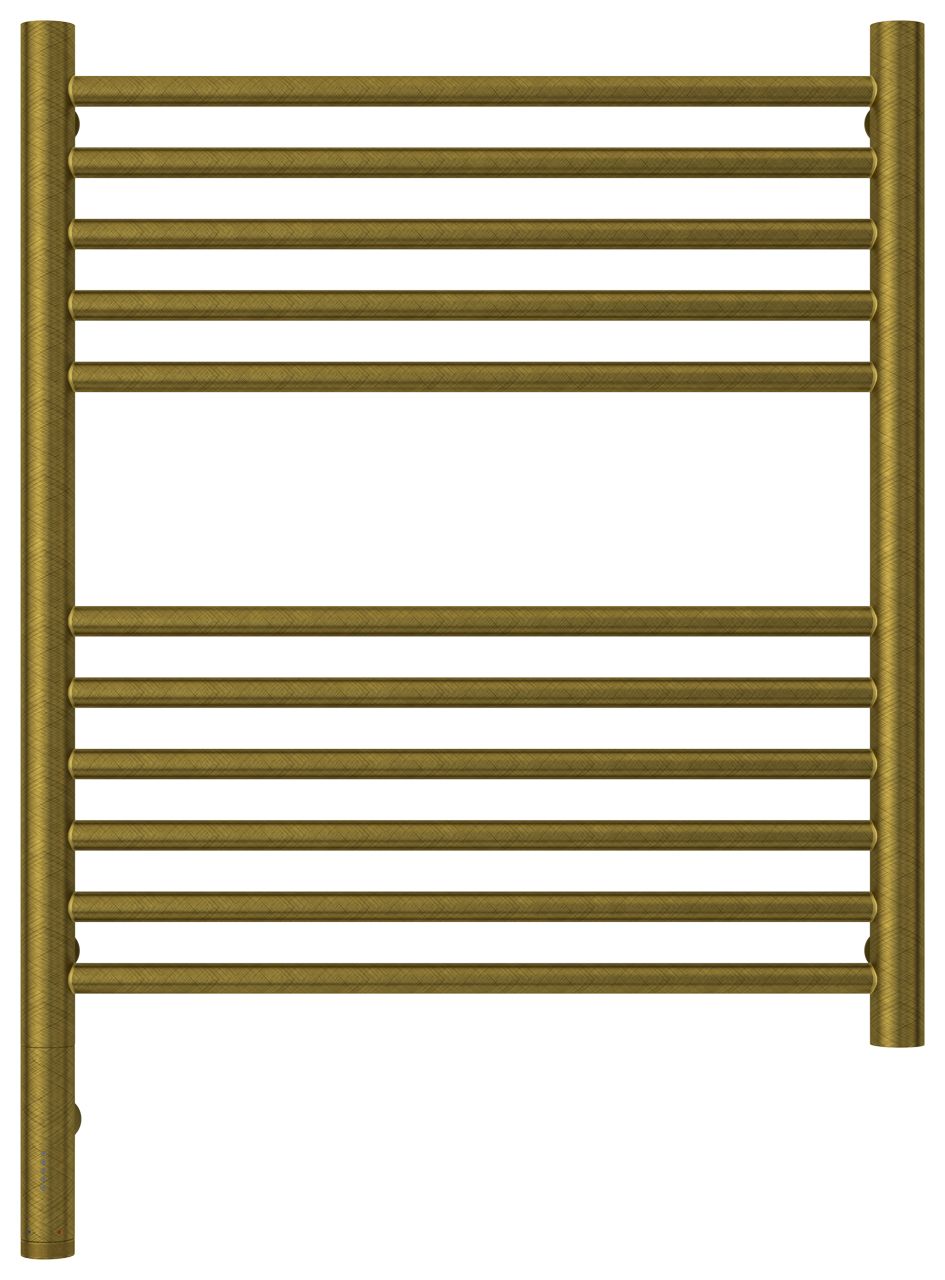 Полотенцесушитель электрический "БОГЕМА 3.0" прямая 600х500 / МЭМ левый (Состаренная бронза)