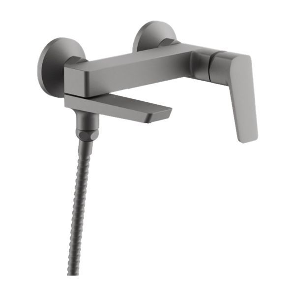 Смеситель для ванны BELZ B60715-3, оружейная сталь