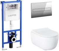 Унитаз с инсталляцией Allen Brau Priority 4.31002.20/8.9466.0.000.000.1 белый глянец