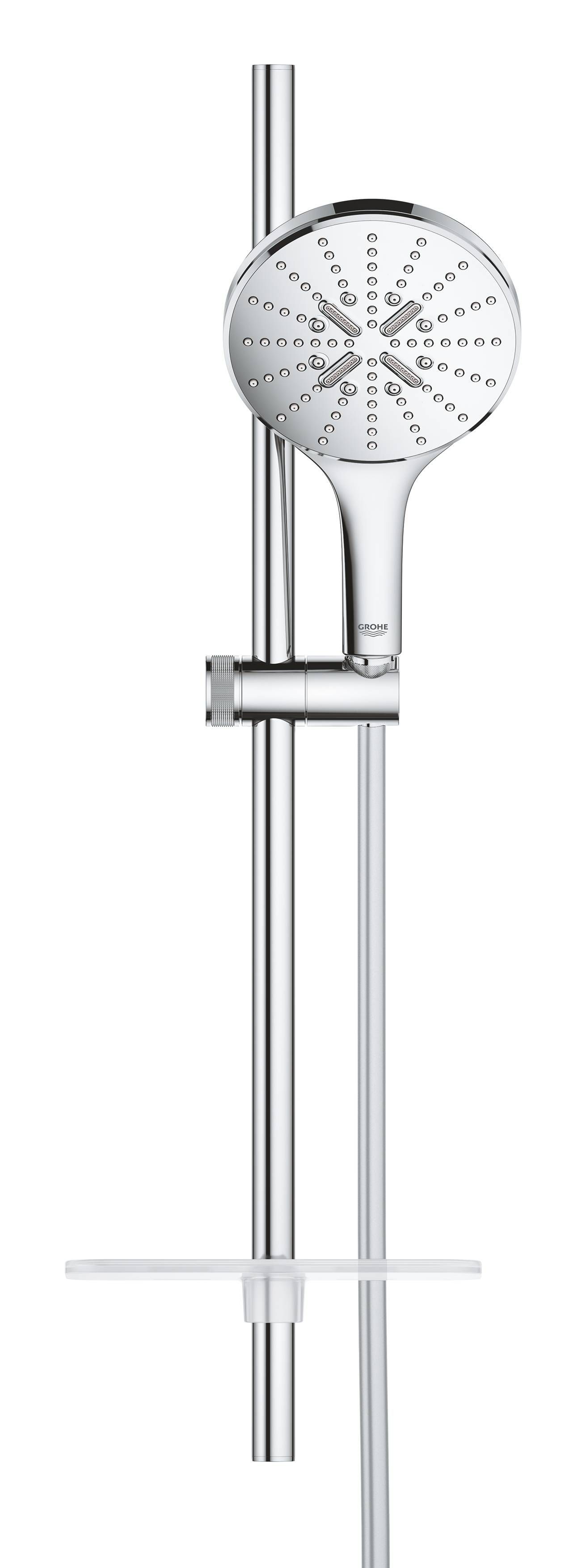 Душевой гарнитур GROHE Rainshower SmartActive 150, 3 вида струй, хром (26591000)