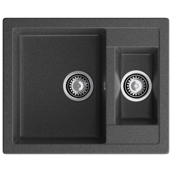 Кухонная мойка GranFest QUADRO 610K, графит