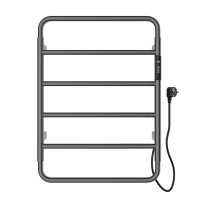 Полотенцесушитель электрический WONZON & WOGHAND WISMAR, Темный графит (WW-AL201-GM)