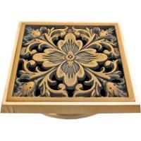 Решетка для трапа Bronze de Luxe Цветок 10x10 21975 Бронза