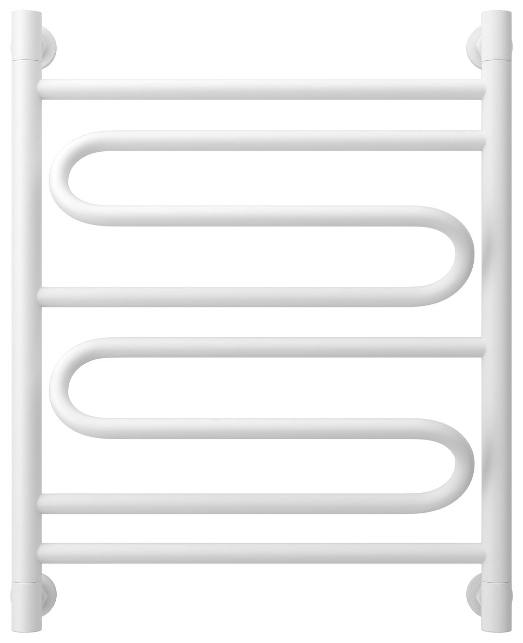 Полотенцесушитель водяной "ЭЛЕГИЯ+" 600х500 (Матовый белый)