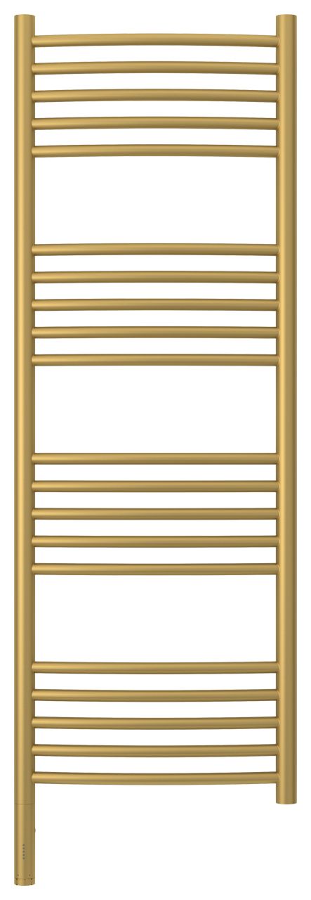 Полотенцесушитель электрический "БОГЕМА 3.0" 1200х400 / МЭМ левый (Матовое золото)