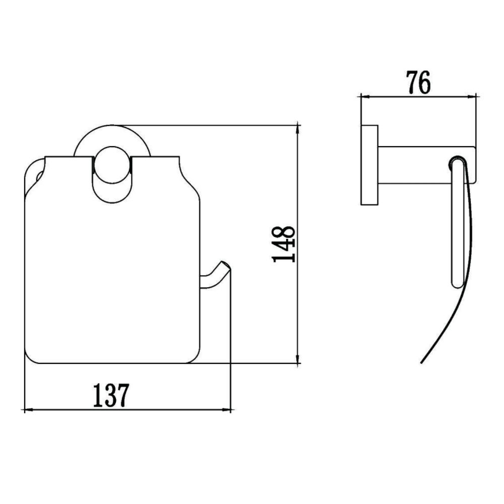 Держатель для туалетной бумаги Savol S-008751, хром, артикул S-008751