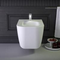 KNIEF Glam Биде подвесное 58х39х37 см, с 1 отв под смеситель, цвет  белый матовый