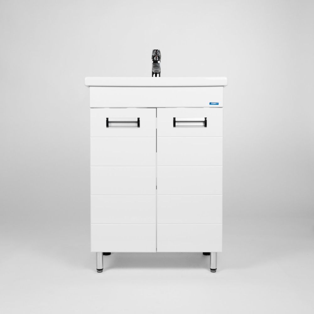 Тумба VIANT "Вена" 2 ств 430х560х820 под раковину .S-UM-COM60/1-w (COMO 60) (VVEN60CO-T2ST), артикул VVEN60CO-T2ST