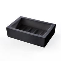 3SC Mood Black Мыльница настольная, цвет: чёрный матовый 3SC Mood Black Мыльница настольная, цвет: чёрный матовый