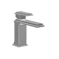 Gessi Eleganza Смеситель для раковины на 1 отверстие, без донного клапана, цвет: Finox