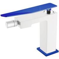 Смеситель для биде Boheme Q 146-WUV.2 Белый Синий