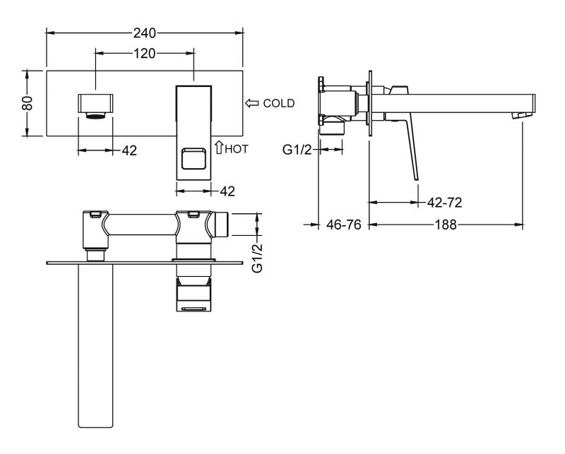 Смеситель для раковины Timo Briana 7171/00SM Хром, артикул 7171/00SM