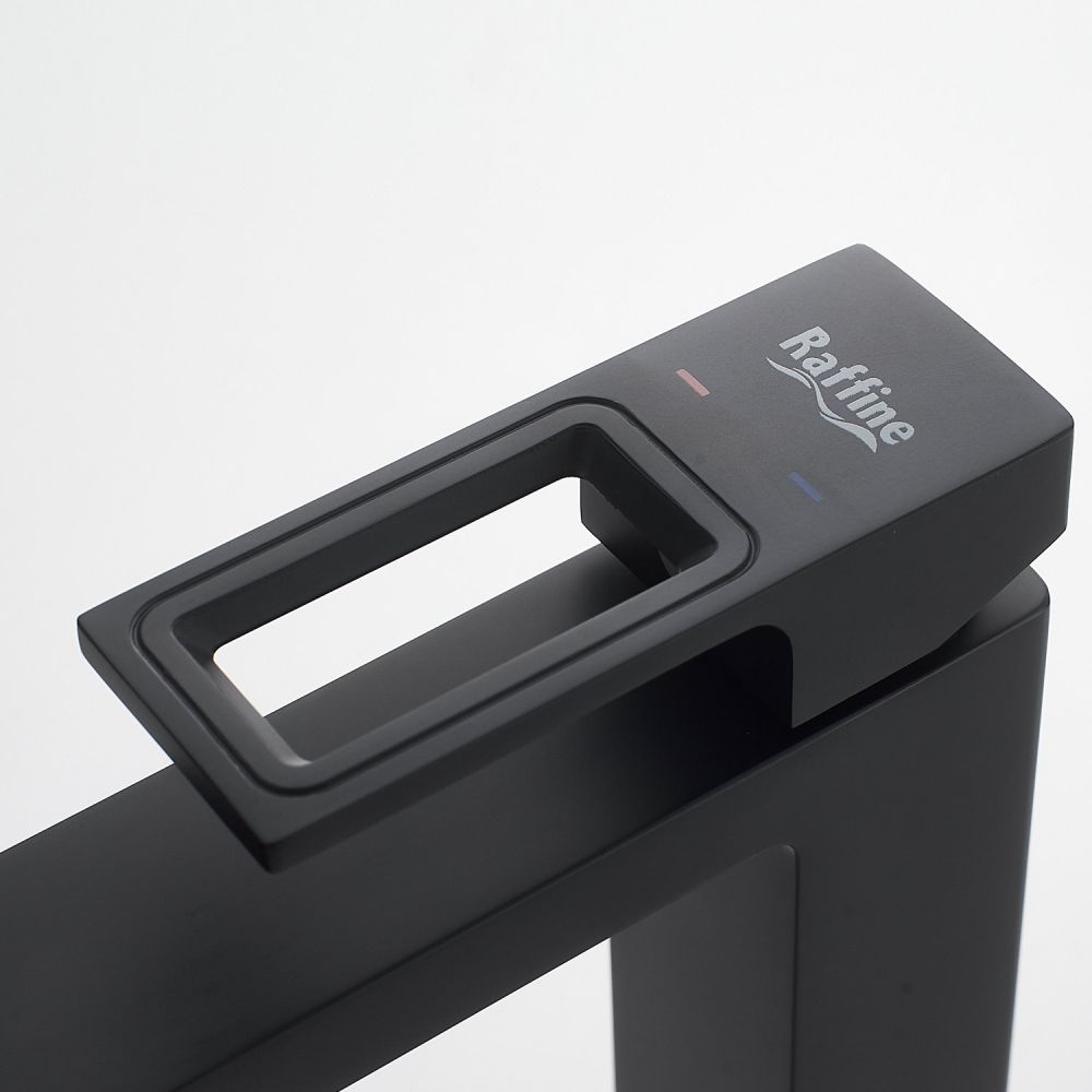 Смеситель для раковины Raffine F0196H, черный