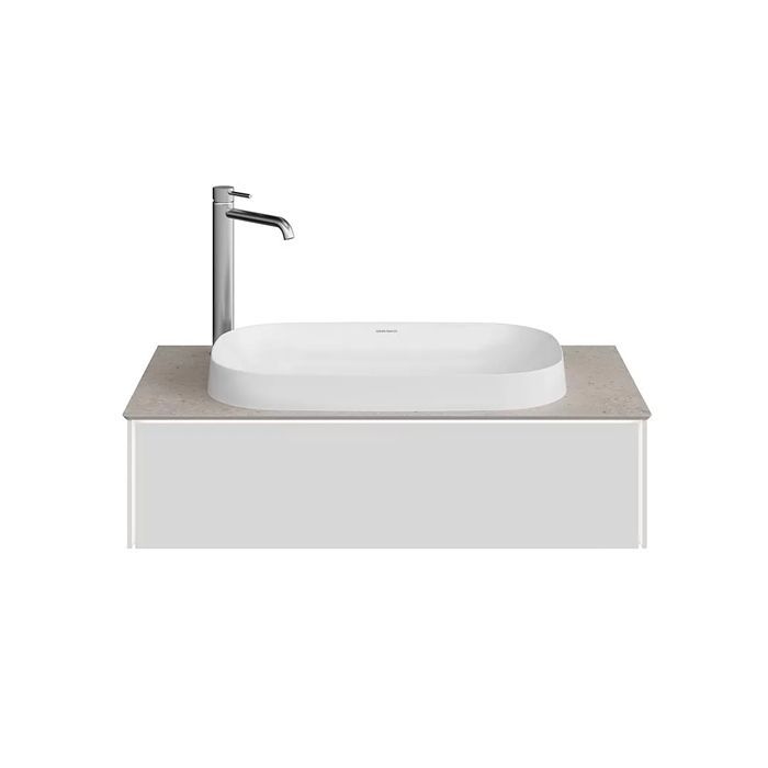 Тумба MAGICA подвесная 90, 1 ящик, утренний серый матовый