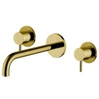 Fima Carlo Frattini Spillo Up Cмеситель для раковины, встраиваемый, излив: см., цвет: золото