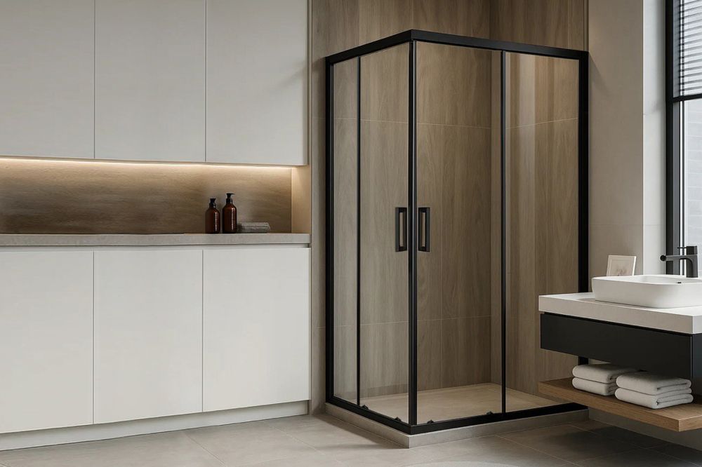 Душевой уголок Royal Bath RB HPD-C-BL 115х90х200 (матовое), артикул RB9115HPD-C-BL