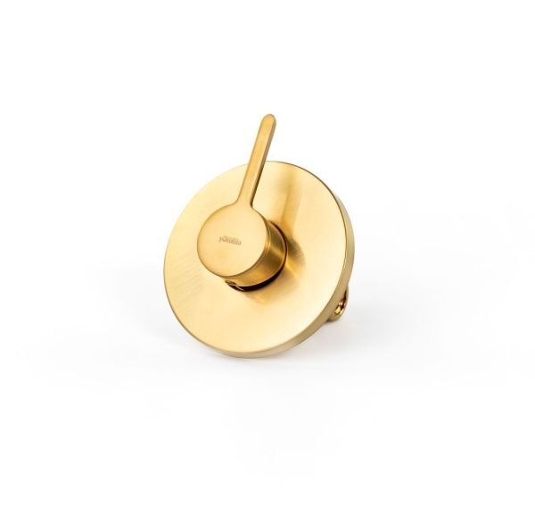 Emmevi Filobrass, однорычажный (со стержнем) встраиваемый смеситель для душа, цвет зачищенное золото