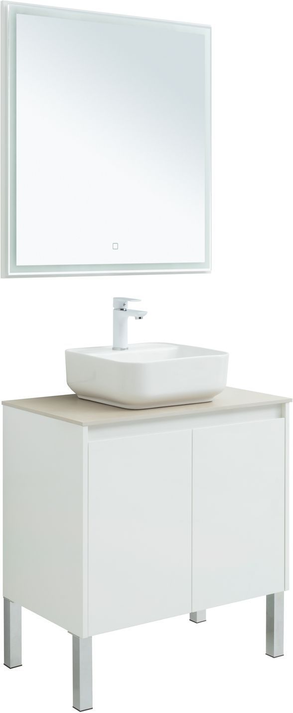 Мебель для ванной Aquanet Nova Lite 75 белый глянец (2 дверцы) Мебель для ванной Aquanet Nova Lite 75 белый глянец (2 дверцы)