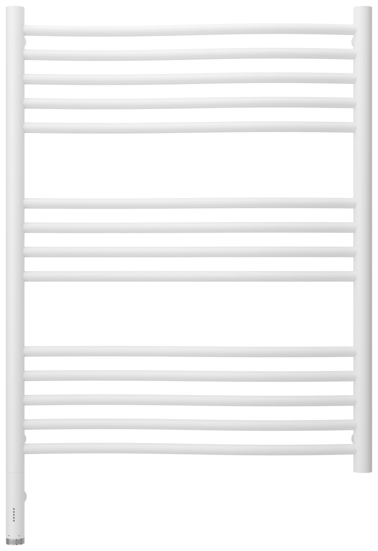 Полотенцесушитель электрический ФЛЮИД 3.0 800х600 МЭМ левый (Матовый белый)