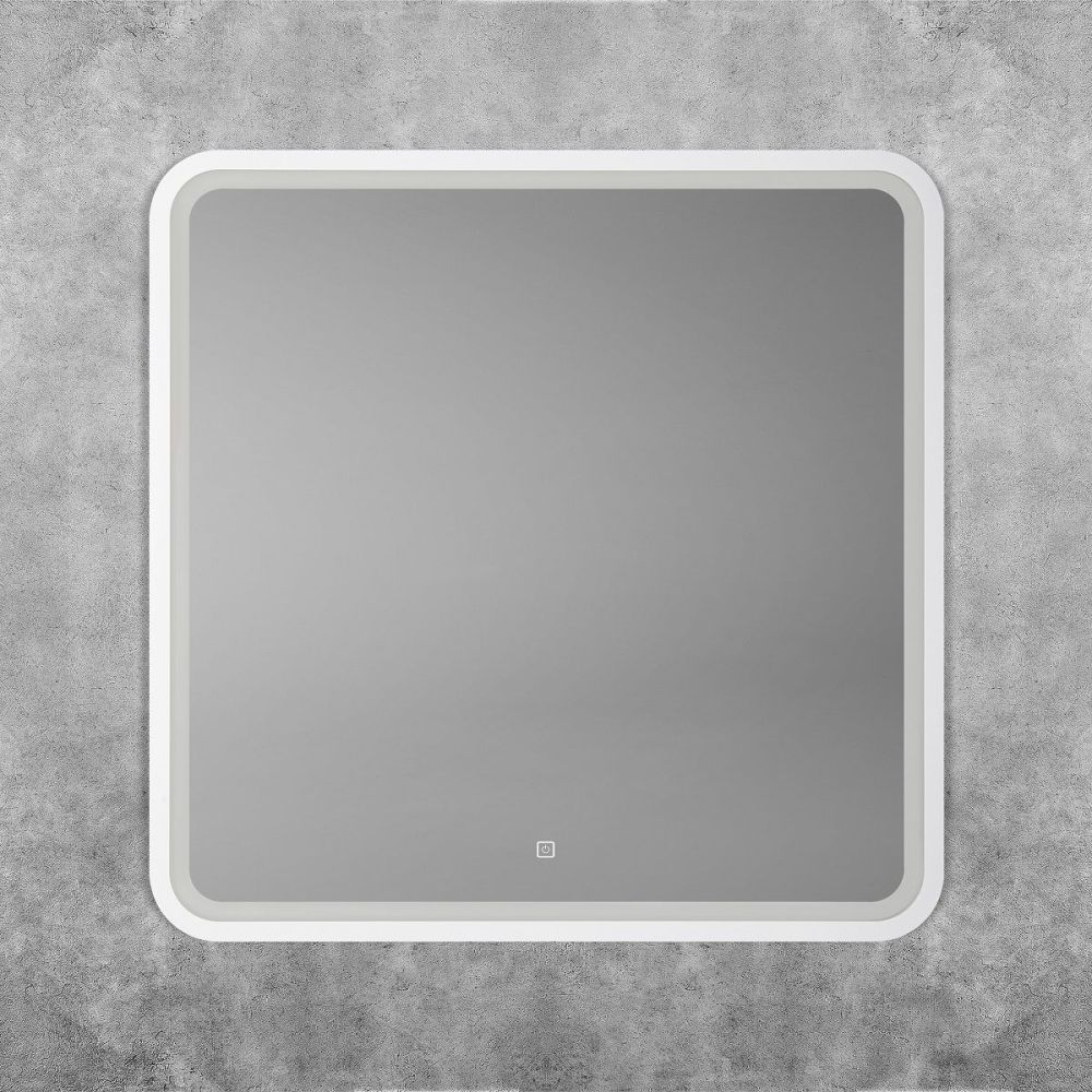 Зеркало с подсветкой "Genova 800x800" AM-Gen-800-800-DS-F-White, артикул AM-Gen-800-800-DS-F-White