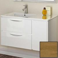 Тумба с раковиной SanVit Мэри-1 90 L kmery901 с фактурой под дерево подвесная Акация светлая Тумба с раковиной SanVit Мэри-1 90 L kmery901 с фактурой под дерево подвесная Акация светлая