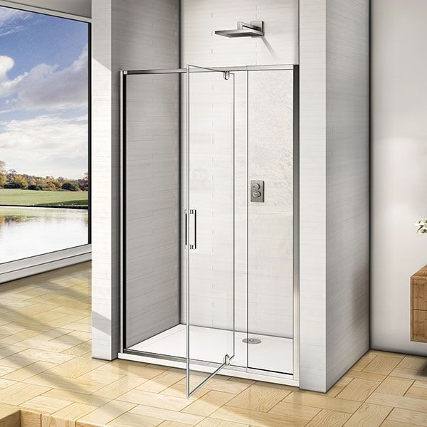 Душевая дверь в нишу Good Door Orion WTW-PD-110 110 профиль Хром стекло прозрачное Душевая дверь в нишу Good Door Orion WTW-PD-110 110 профиль Хром стекло прозрачное
