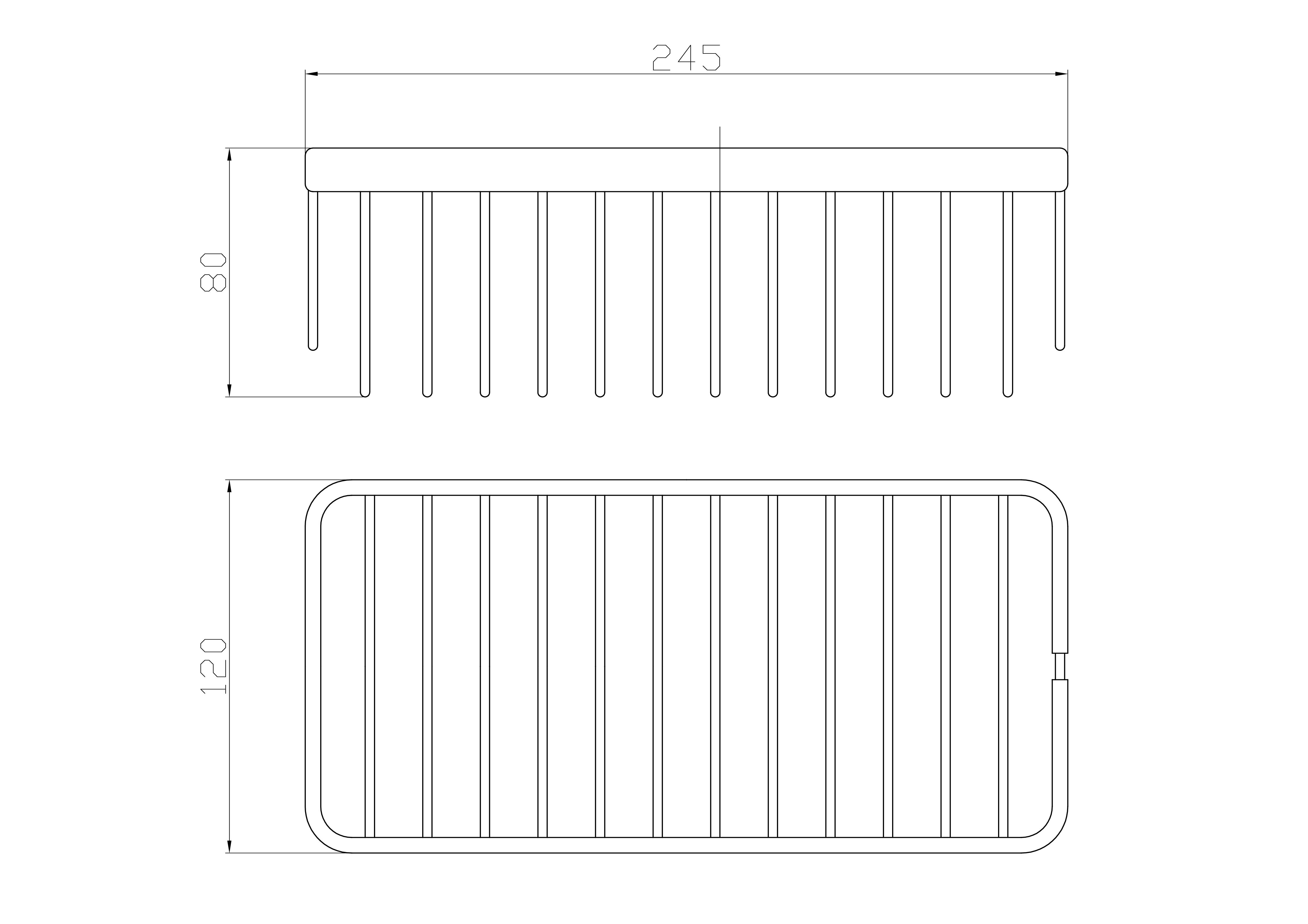 Полка для ванной WONZON & WOGHAND, Хром (WW-4102)