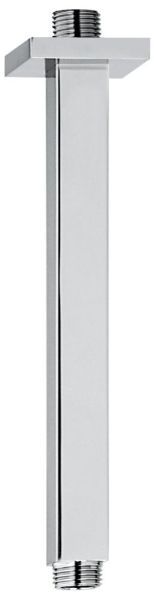 Emmevi, кронштейн для душа квадратный потолочный 20 см, цвет зачищенный никель