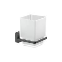 Стакан с держателем AQUATEK, матовый черный AQ4304MB ЛИБРА Стакан с держателем AQUATEK, матовый черный AQ4304MB ЛИБРА